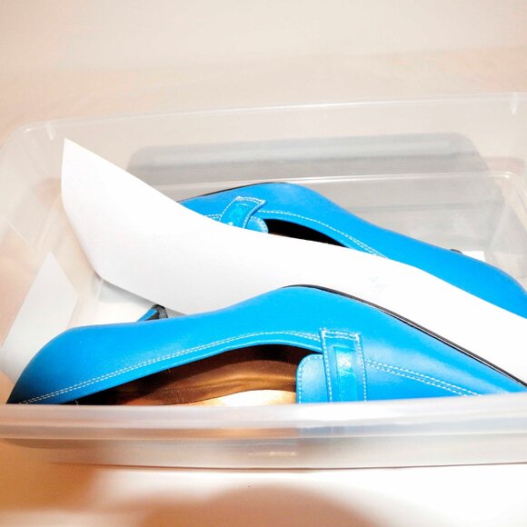 Jessica London Pointed Toe Kitten Heel Leather Shoes size 7.5 - Picture 3 of 3